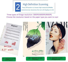 Load image into Gallery viewer, Portable Scanners for Documents, Receipts