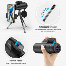 Load image into Gallery viewer, Monocular for Bird Watching Adults with Smartphone Holder