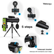 Load image into Gallery viewer, Monocular for Bird Watching Adults with Smartphone Holder

