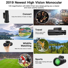 Load image into Gallery viewer, Monocular for Bird Watching Adults with Smartphone Holder
